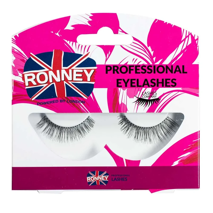 Накладні вії натуральні Ronney Professional Eyelashes 00003 RL 6x12x10 32 мм