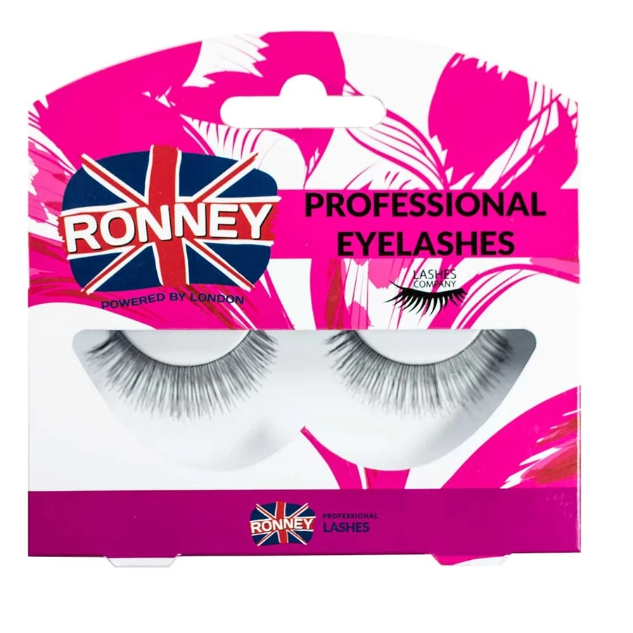 Накладні вії натуральні Ronney Professional Eyelashes 00004 RL 7x14x10 33 мм