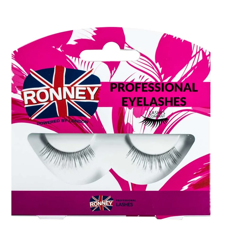 Накладні вії натуральні Ronney Professional Eyelashes 0007 RL 7,5x12x9 25 мм