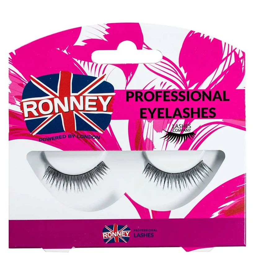 Накладні вії натуральні Ronney Professional Eyelashes 00010 RL 6x10x8 28 мм