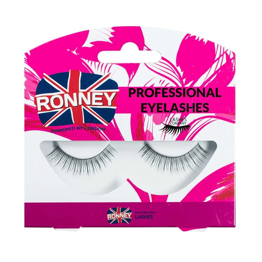 Накладні вії натуральні Ronney Professional Eyelashes 00013 RL 7x10x8 32 мм