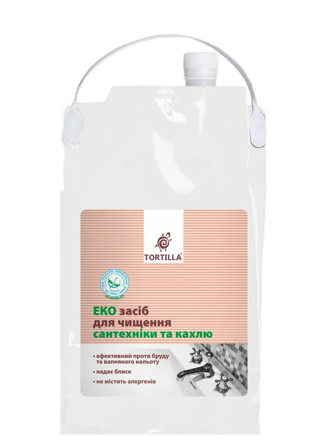 ЕКО засіб для чищення сантехніки та кахлю Tortilla ECO Cleaner for Plumbing and Tiles 4,7 л