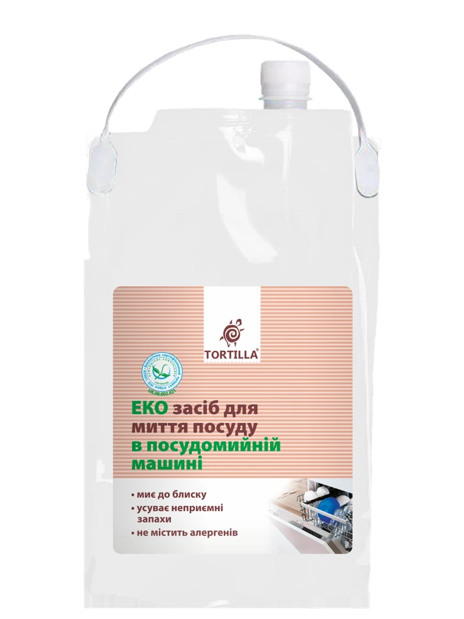 ЕКО засіб для миття посуду в посудомийній машині Tortilla ECO Dishwashing Detergent 4,7 л