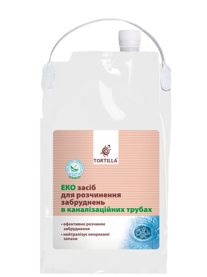 Tortilla Means for Dissolving Contaminants in Sewer Pipes 4,7 л