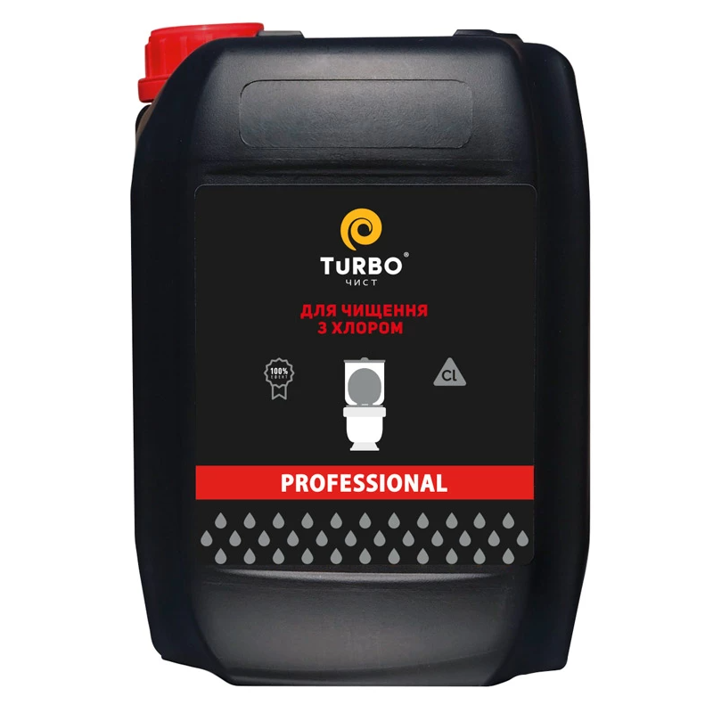 Активний гель для чищення унітазів з хлором TURBOчист Active Gel for Cleaning Toilets with Chlorine 4,7 л