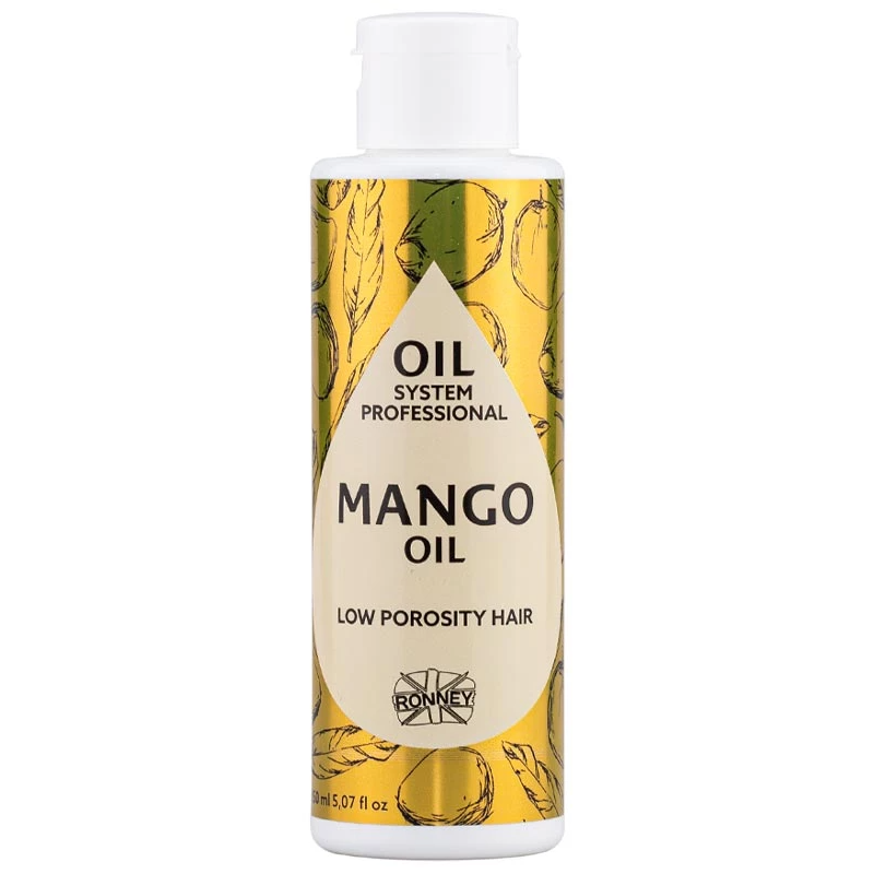 Олія для волосся з низькою пористістю Ronney Professional Oil System Mango Манго 150 мл