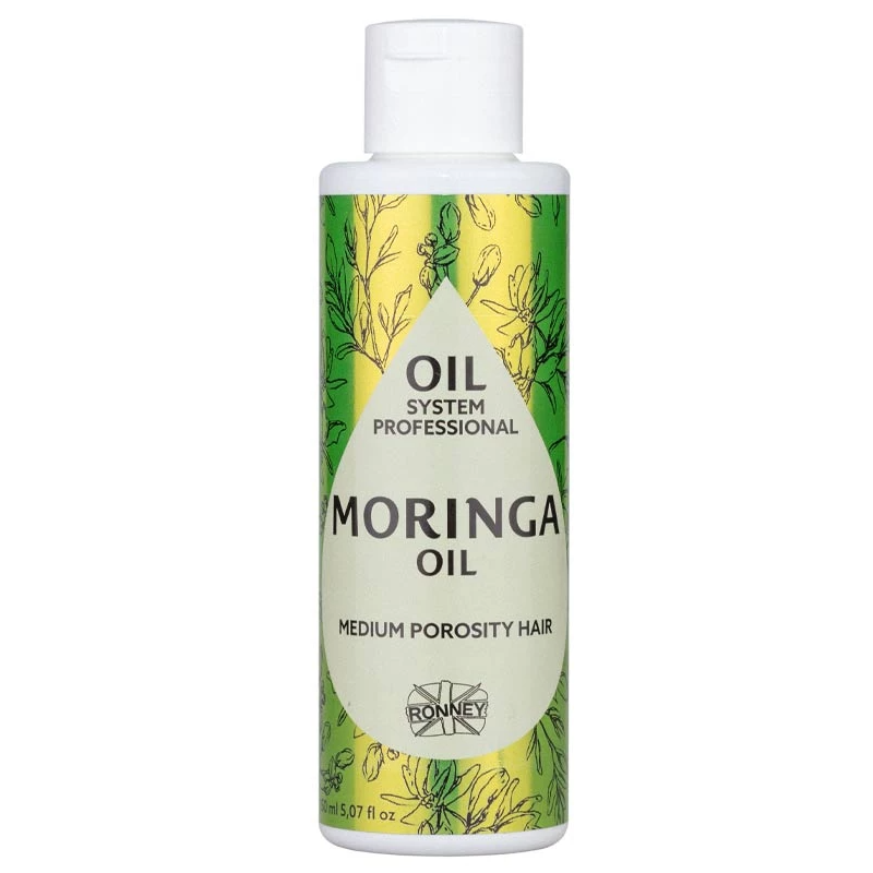 Олія для волосся з середньою пористістю Ronney Professional Oil System Moringa Моринга 150 мл