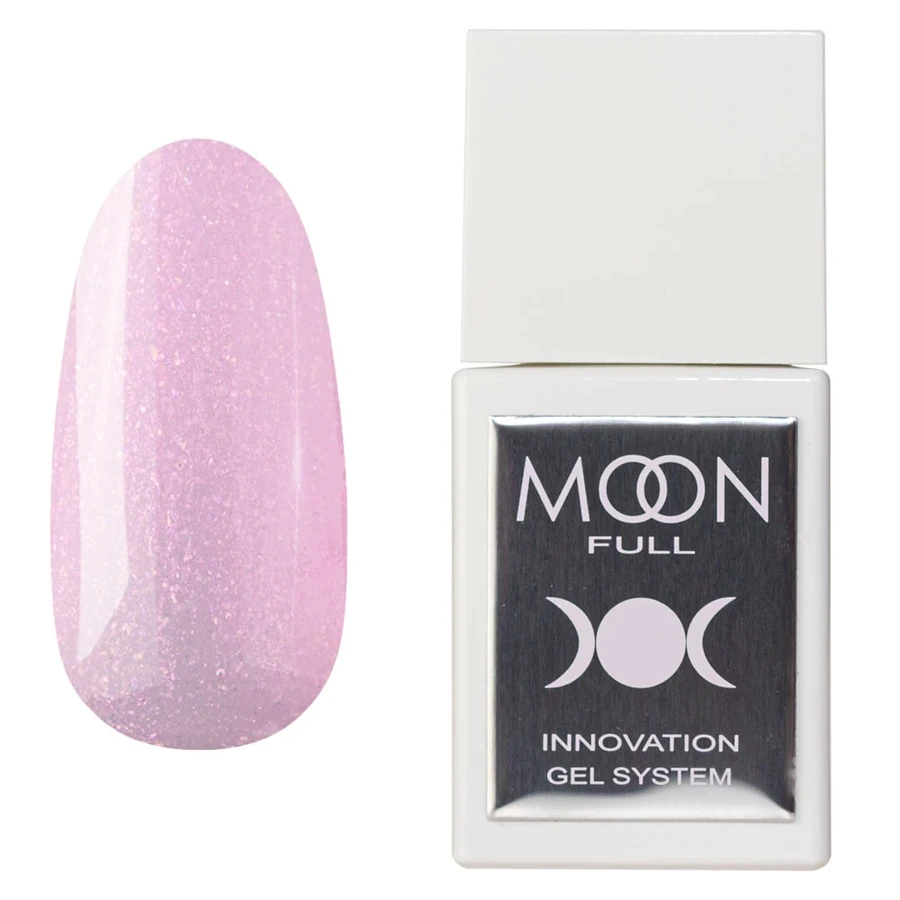 Рідкий гель для укріплення та моделювання MOON FULL Liquid Builder Gel №BG30 рожевий, з шиммером 15 мл