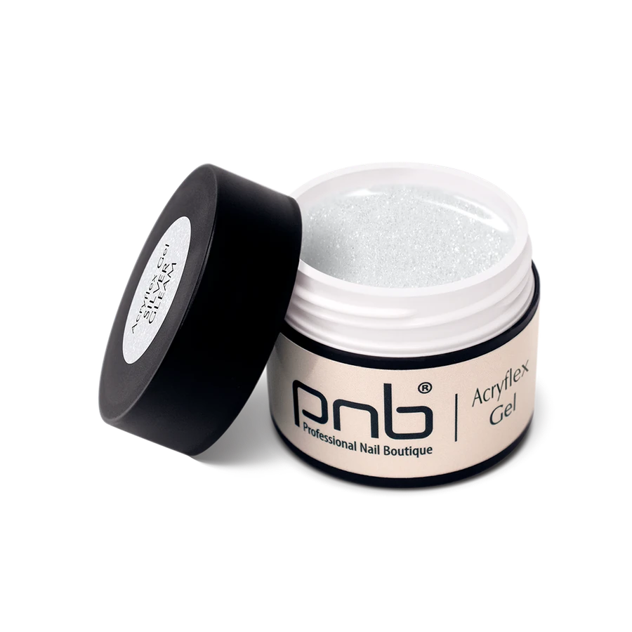 Полігель Акрифлекс PNB Acryflex Gel Silver Gleam Срібний Блиск 5 мл