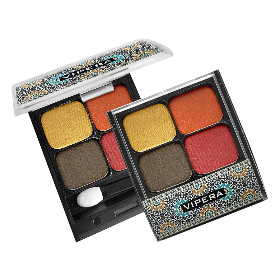 Пресовані тіні для повік Vipera Bohema Quatro Pressed Eye Shadows №09 Choc-Box 6,4 г