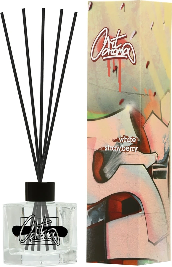 Аромадифузор для дому Art Aroma Fragrance Diffuser for Home White Strawberry Біла полуниця 100 мл