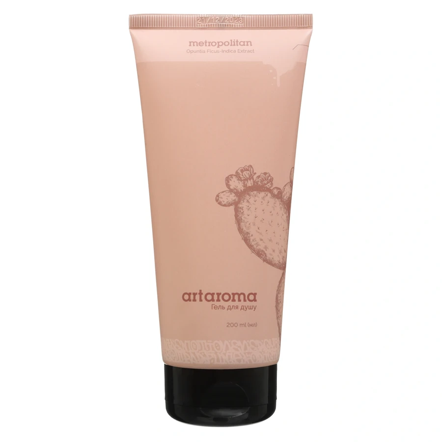 Гель для душу Art Aroma Metropolitan Shower Gel аромат: квітково-пряний, троянда, чорний перець, кардамон 200 мл