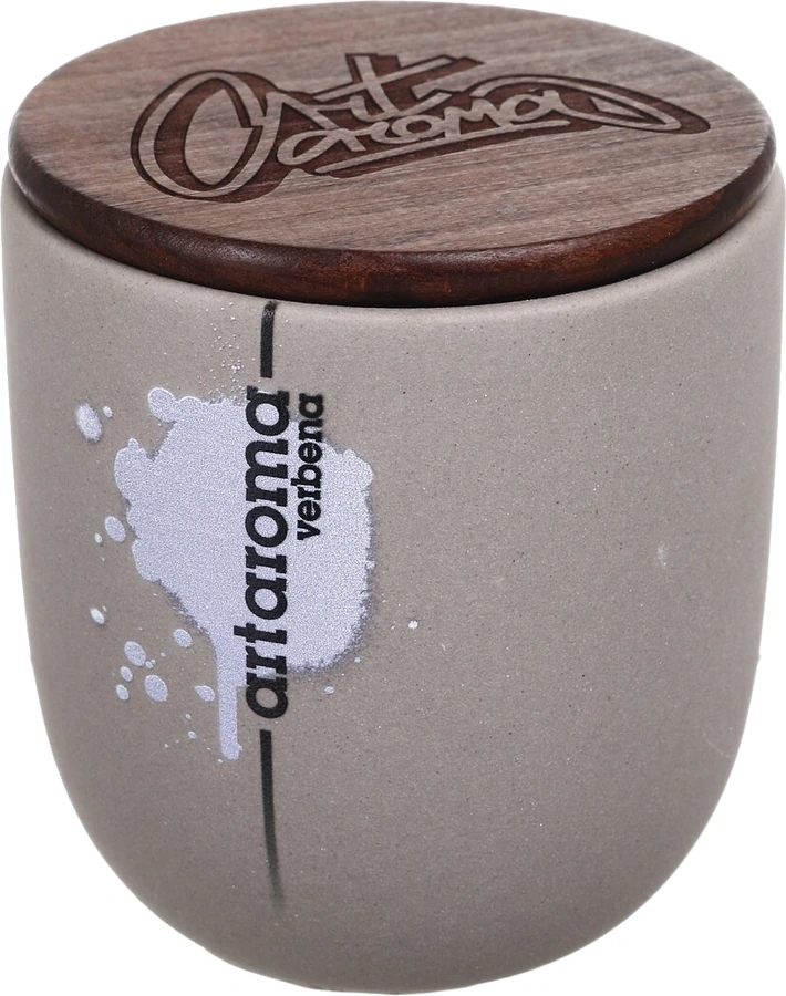 Свічка ароматична з потріскуючим ґнітом Art Aroma Candle Verbena вербена