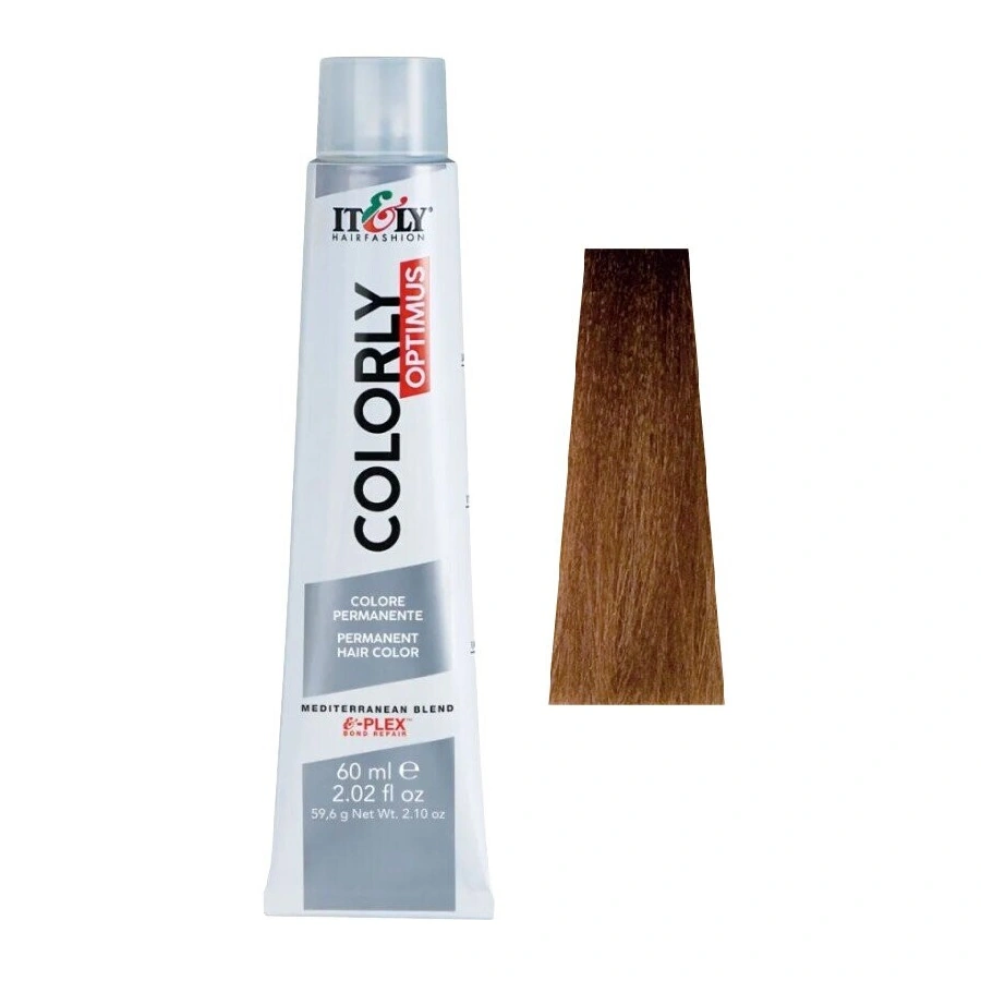 Фарба-догляд ITELY HAIRFASHION Colorly Optimus 7N Блонд 60 мл