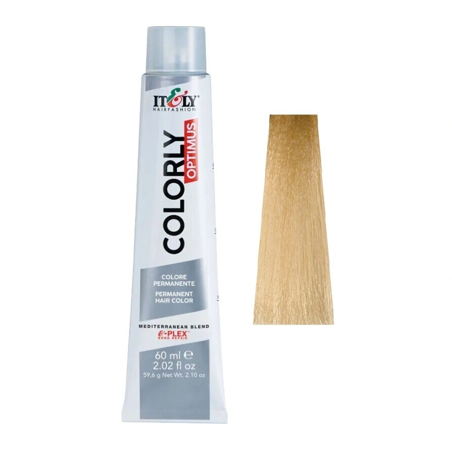 Фарба-догляд ITELY HAIRFASHION Colorly Optimus 10N Ультрасвітлий блонд 60 мл