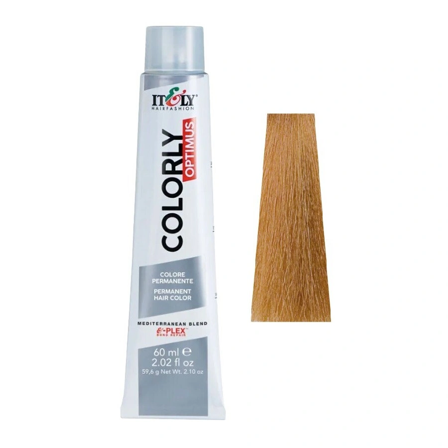 Фарба-догляд ITELY HAIRFASHION Colorly Optimus 8D Світло-золотистий блонд 60 мл