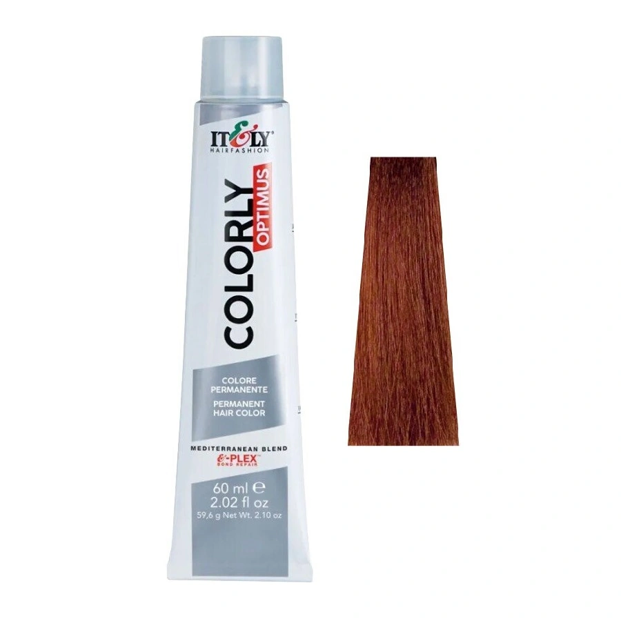 Фарба-догляд ITELY HAIRFASHION Colorly Optimus 7R Мідний блонд 60 мл