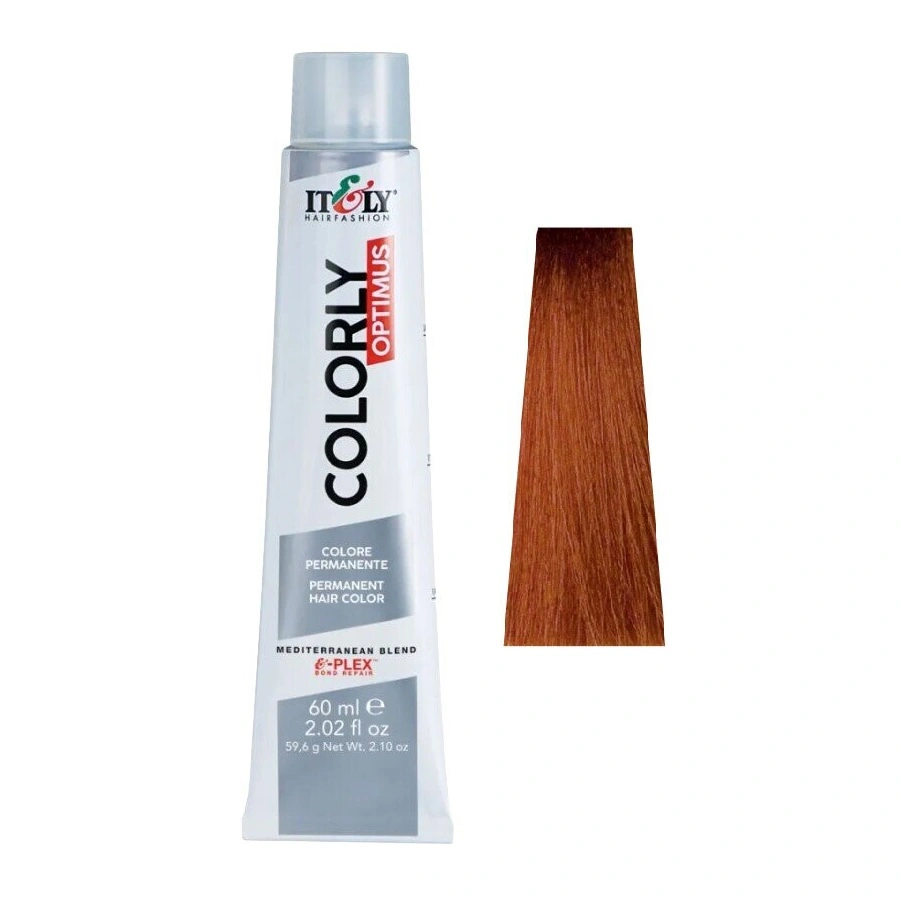 Фарба-догляд ITELY HAIRFASHION Colorly Optimus 8R Світло-мідний блонд 60 мл