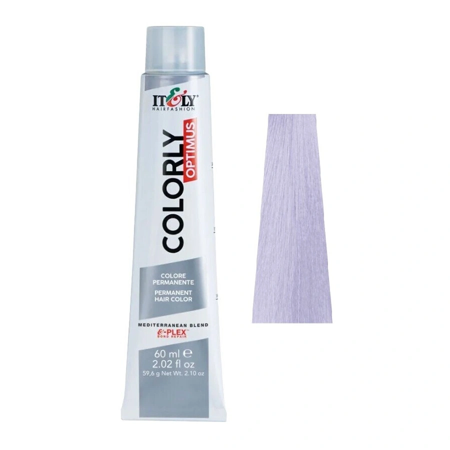Фарба-догляд ITELY HAIRFASHION Colorly Optimus 10L Лавандовий ультрасвітлий блонд 60 мл