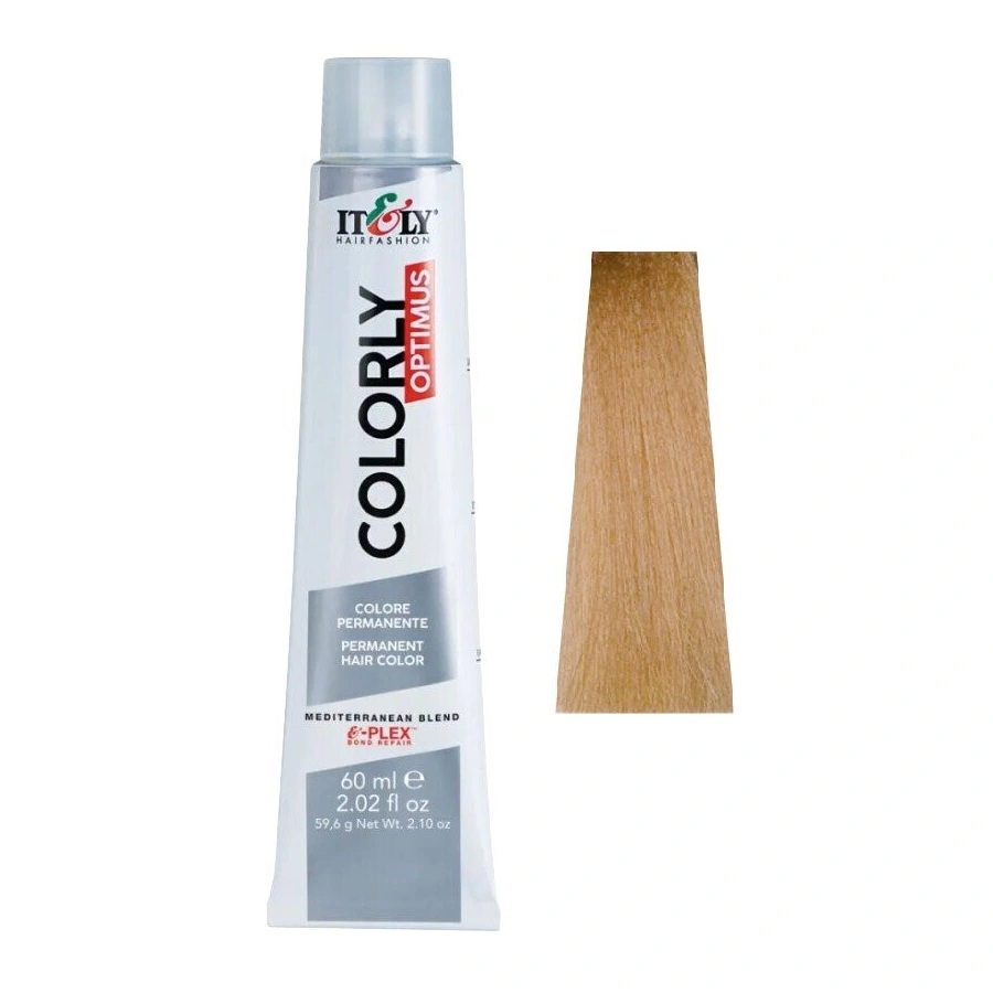 Фарба-догляд ITELY HAIRFASHION Colorly Optimus 10TN Ультралегкий ромашковий блонд 60 мл