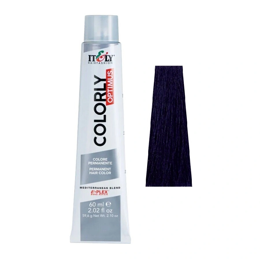 Фарба-догляд ITELY HAIRFASHION Colorly Optimus AB Синій акцент 60 мл