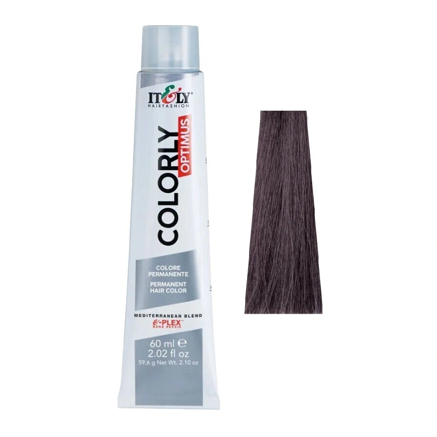 Фарба-догляд ITELY HAIRFASHION Colorly Optimus 7CV Блондин попелясто-фіолетовий 60 мл