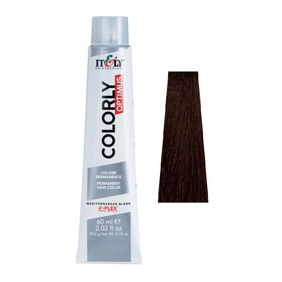 Фарба-догляд ITELY HAIRFASHION Colorly Optimus 5CS Світло-каштановий 60 мл