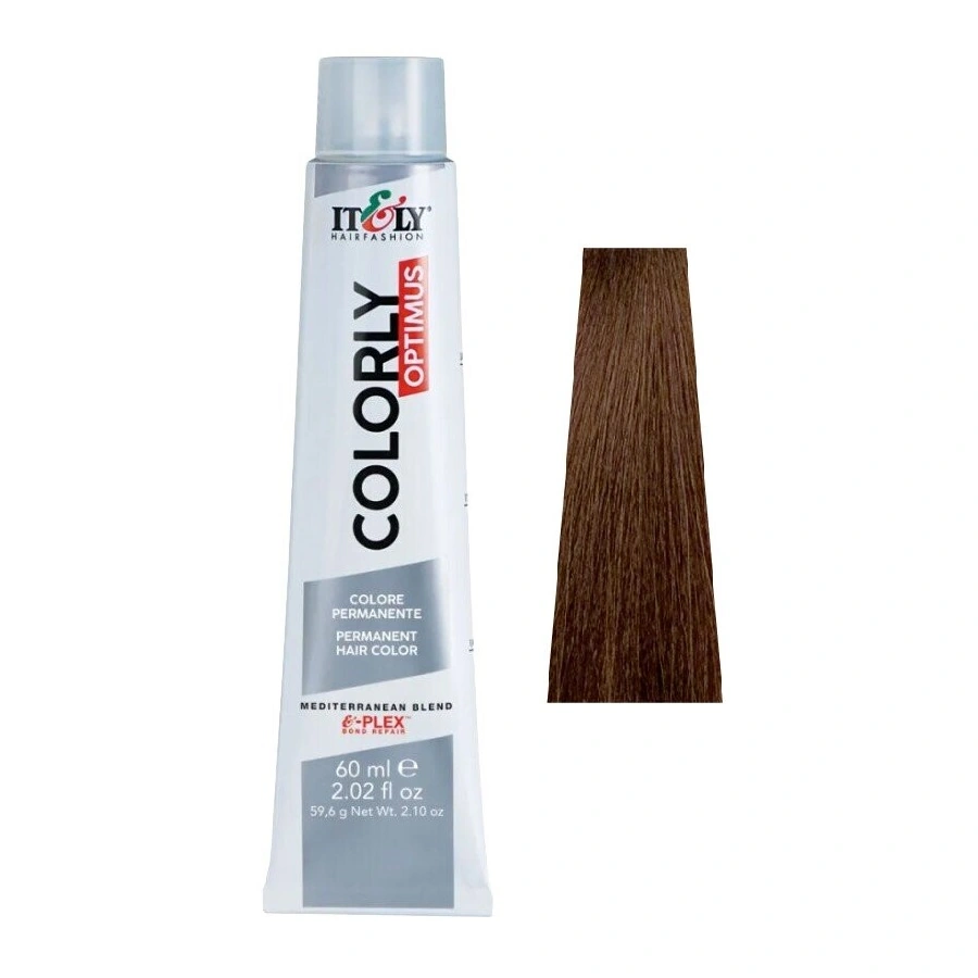 Фарба-догляд ITELY HAIRFASHION Colorly Optimus 7CS Каштановий блонд 60 мл