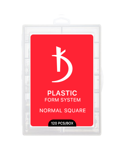 Багаторазові пластикові форми для нарощування Kodi Plastic Form System Normal Square квадрат 120 шт