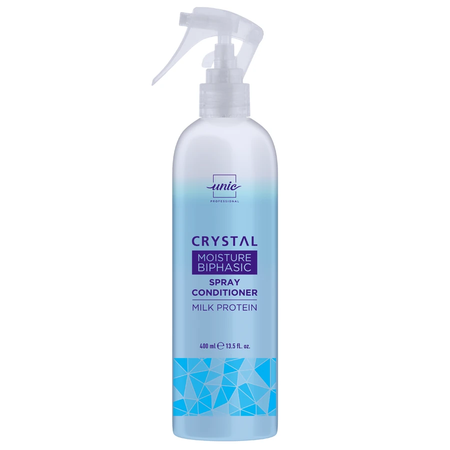 Зволожуючий двофазний кондиціонер-спрей Unic Crystal Moisture Biphasic Spray Conditioner 400 мл