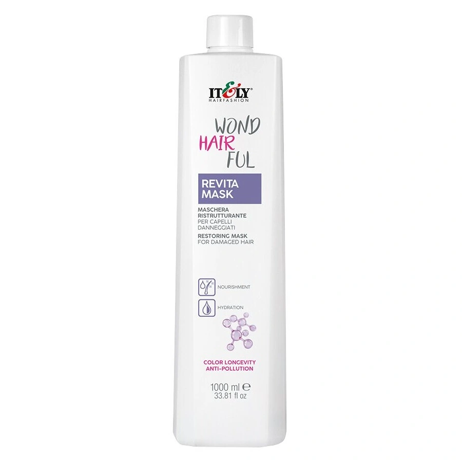 ITELY HAIRFASHION WondHairFul Revita Mask захист кольору, анти-забруднення 1000 мл