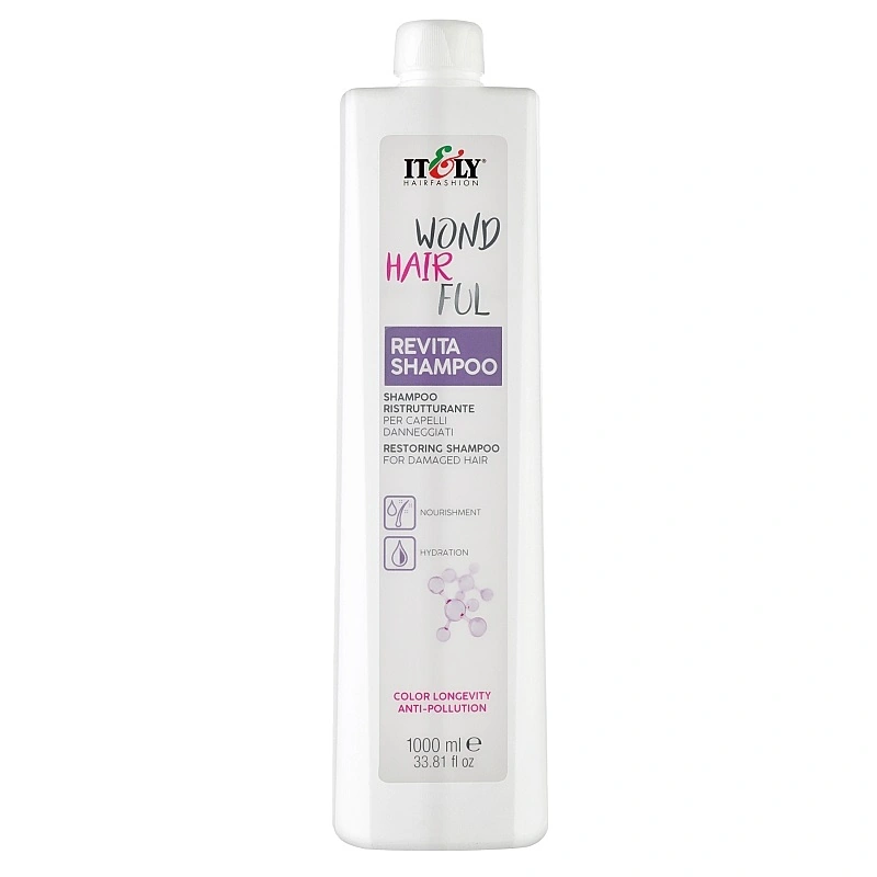 ITELY HAIRFASHION WondHairFul Revita Shampoo захист кольору, анти-забруднення 1000 мл