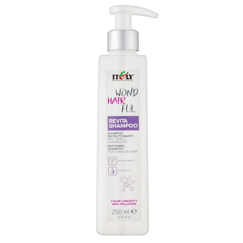ITELY HAIRFASHION WondHairFul Revita Shampoo захист кольору, анти-забруднення 250 мл