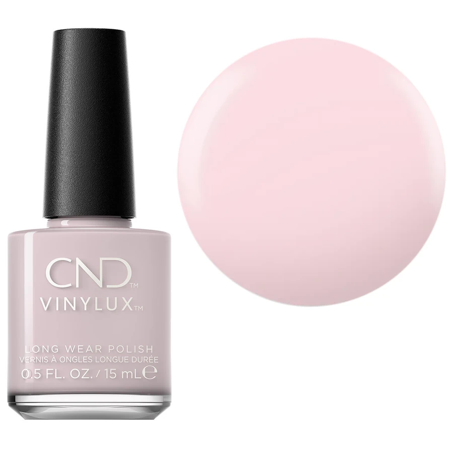 Лак для нігтів CND VINYLUX 435 Backyard Nuptials прозорий рожевий, емаль 15 мл