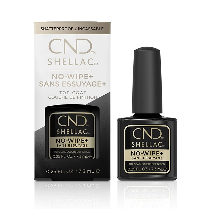 Закріплювач без липкого шару CND Shellac No Wipe+ Top Coat 7,3 мл