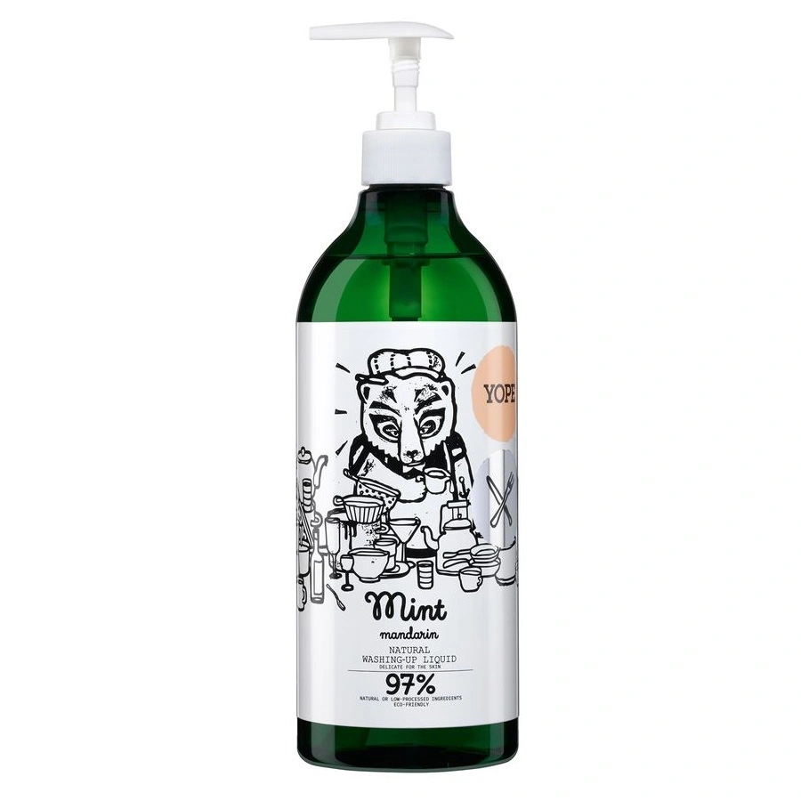 Миючий засіб для посуду "Мята та мандарин" YOPE Natural Washing-Up Liquid Mint & Mandarin 750 мл