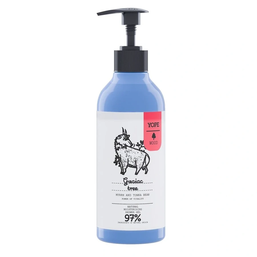 Гель для душу з ароматом гваякового дерева YOPE Natural Moisturising Shower Gel Guaiac Tree 400 мл