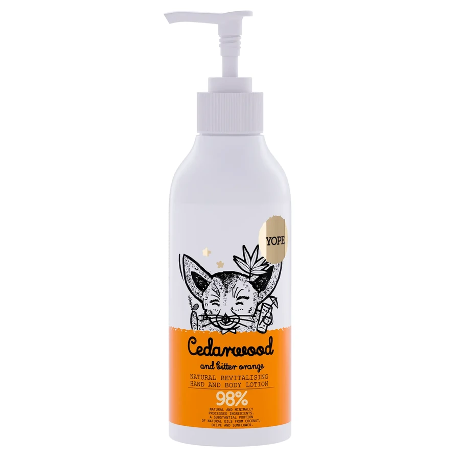 YOPE Natural Revitalising Hand and Body Lotion Cedarwood 300 мл