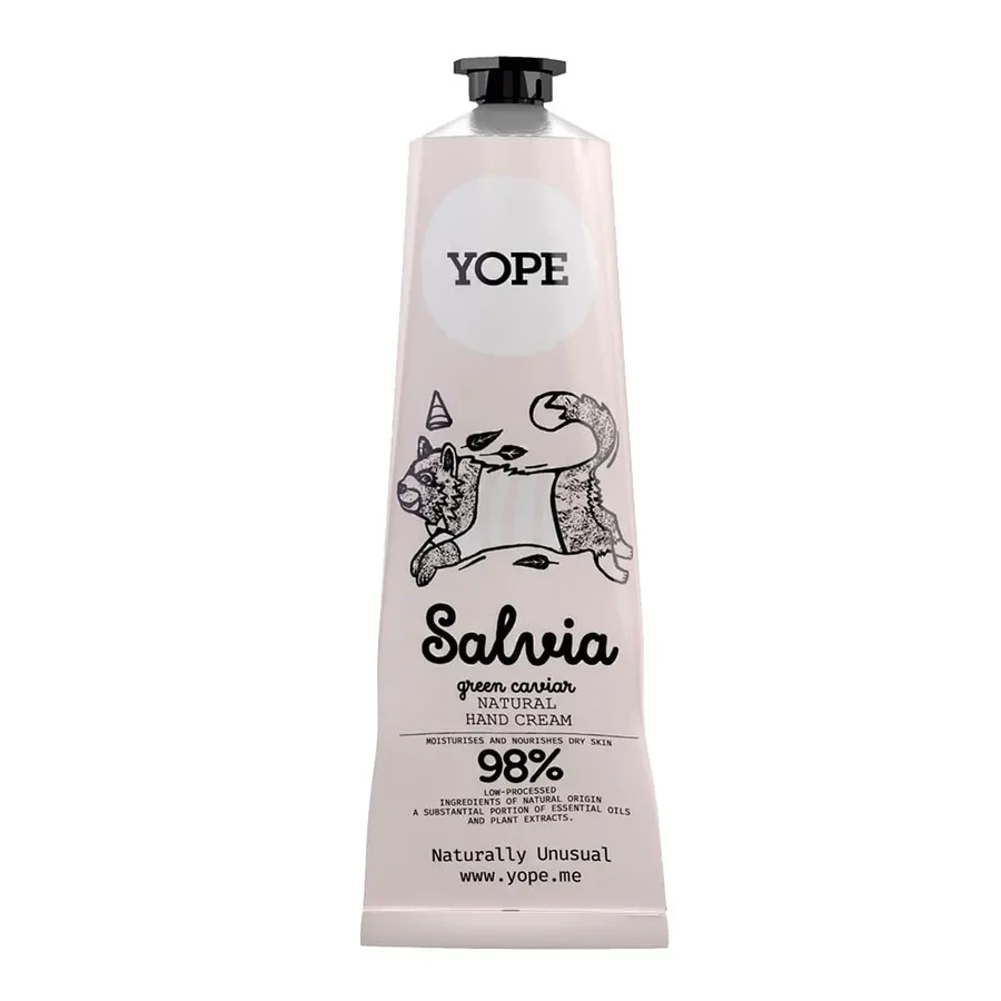 Крем для рук з екстрактами шавлії та зеленої ікри YOPE Natural Hand Cream Salvia 100 мл