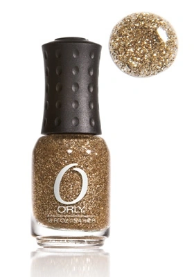 Лак ORLY Hair Band mini прозорий із золотистими блискітками 5,4 мл