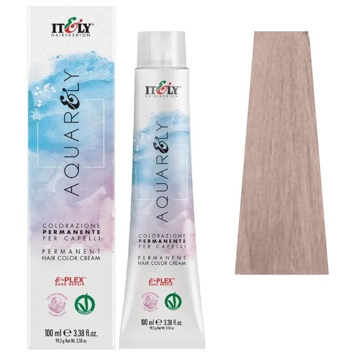Фарба для волосся ITELY HAIRFASHION Aquarely Permanent Hair Color Cream SSM Супер освітлювач червоне дерево 100 мл
