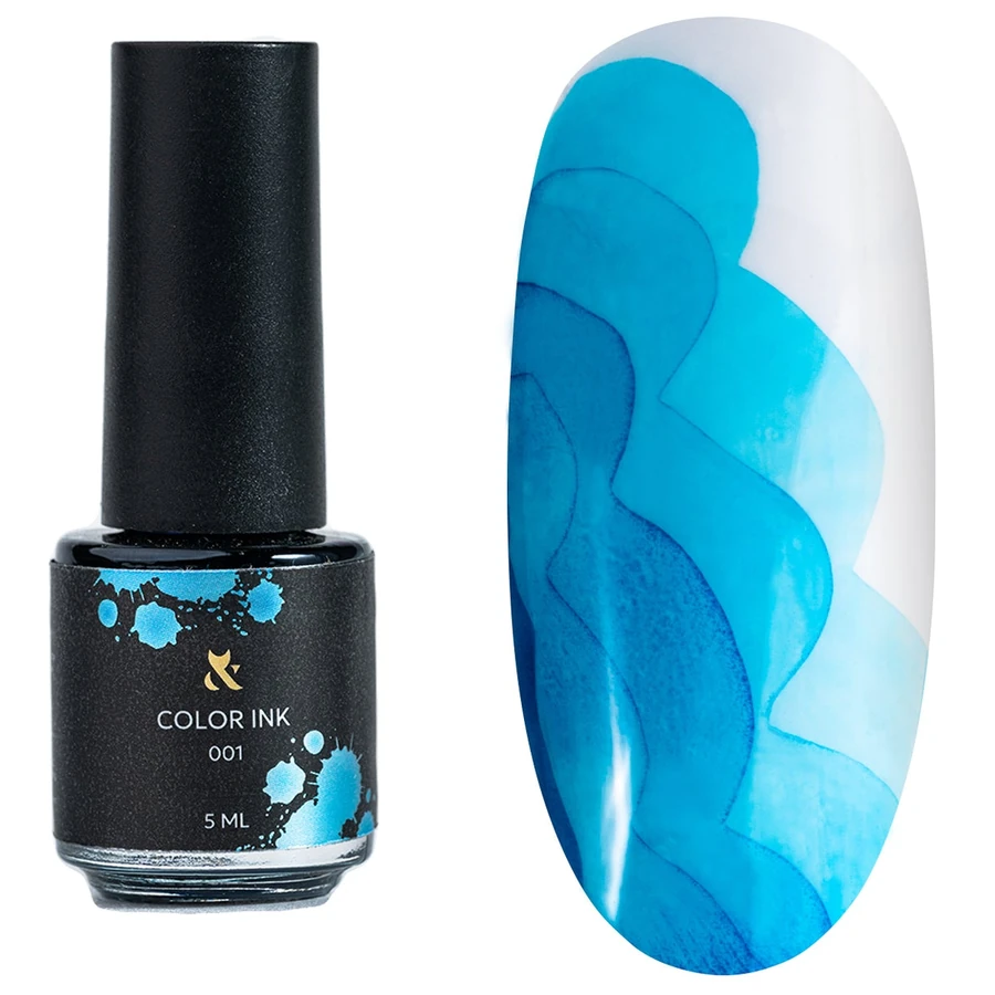 Чорнило для дизайну FOX Color Ink 001 Blue блакитний 5 мл
