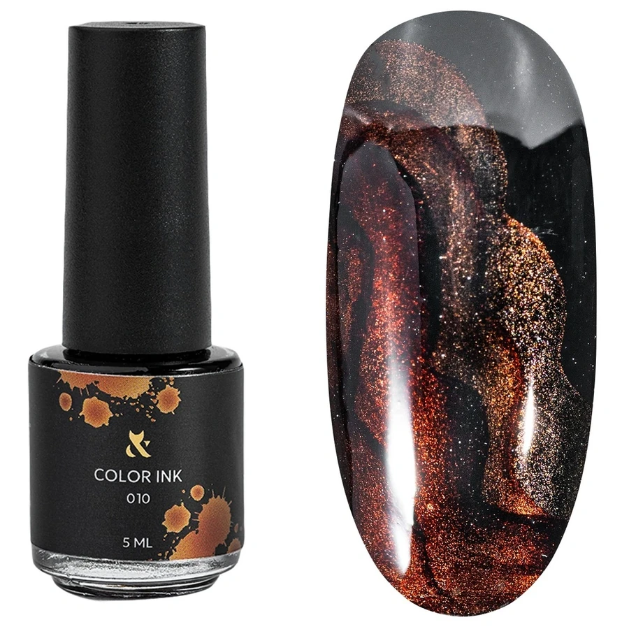 Чорнило для дизайну FOX Color Ink 010 Bronze бронза 5 мл