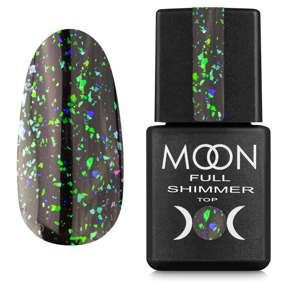 Топ без липкого шару з шиммером MOON FULL Shimmer Top Chameleon №1021 хамелеон 8 мл