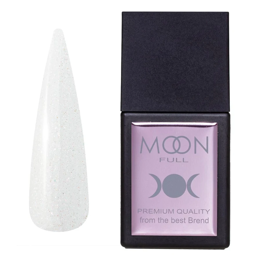 Кольорова база для гель-лаку MOON FULL Amazing Shimmer Base №3070 молочний, з шиммером 12 мл