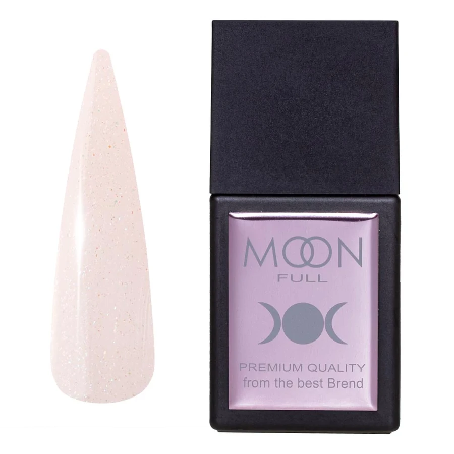 Кольорова база для гель-лаку MOON FULL Amazing Shimmer Base №3071 бежевий, з шиммером 12 мл