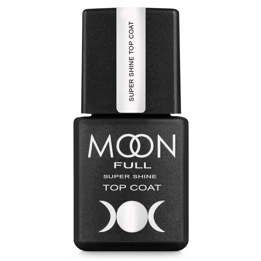 Топ для гель-лаку "Супер-Сяйво" MOON FULL Super Shine Top Coat без липкого шару 8 мл