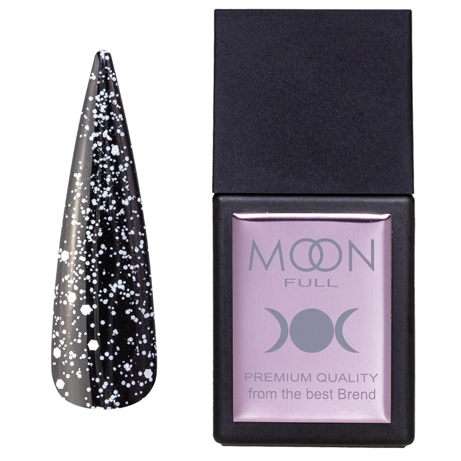 Топ для гель-лаку з ефектом снігу MOON FULL Amazing Snow Top Coat без липкого шару 12 мл