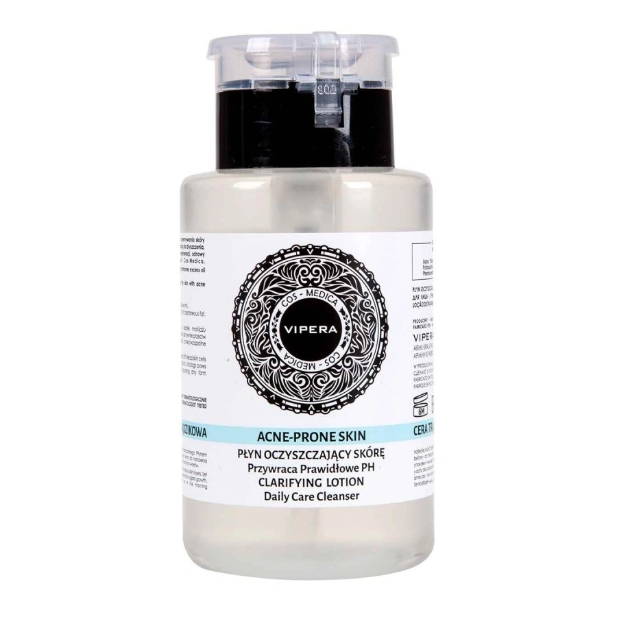 Рідина для глибокого очищення шкіри з акне Vipera Cos-Medica Clarifying Lotion Daily Care Cleaner 175 мл