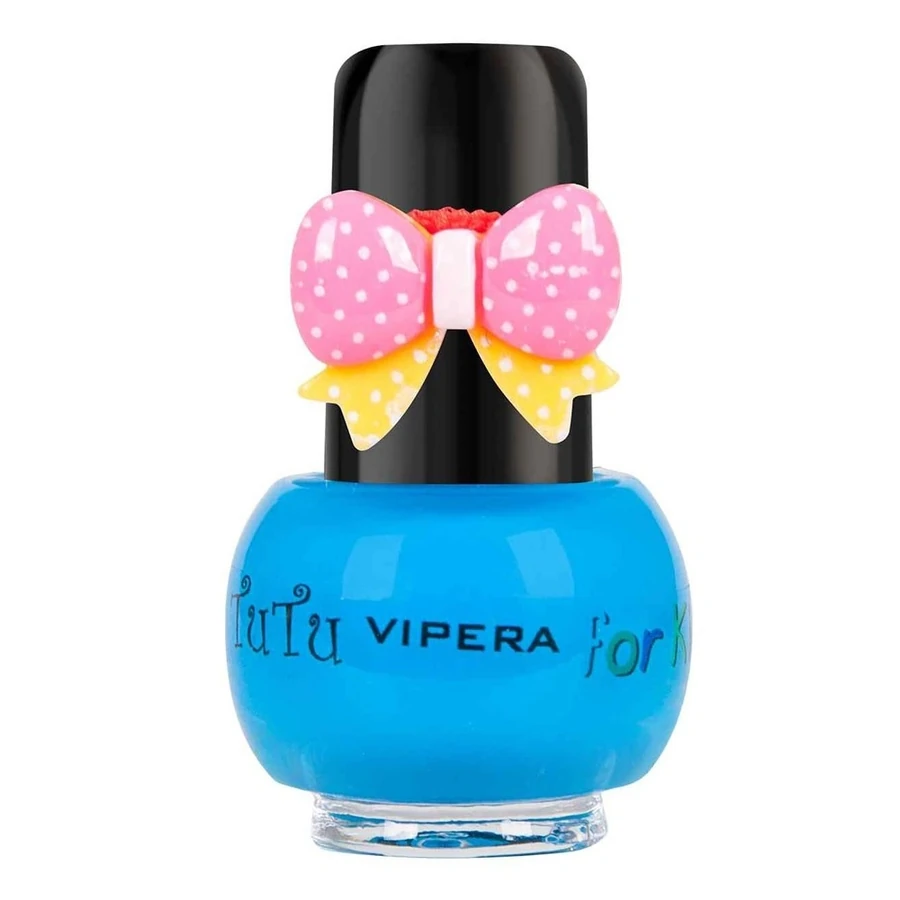 Дитячий лак для нігтів Vipera TuTu Peel Off №09 Turquoise Pointe Бірюзові пуанти 5 мл